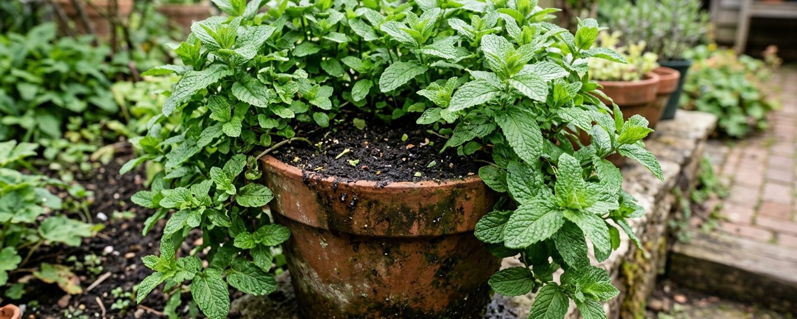 Mint growing in Scotland